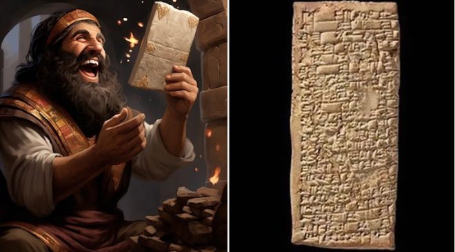 4 bin yıllık taş tabletten ‘tarihin ilk dolandırıcılık hikayesi’ çıktı