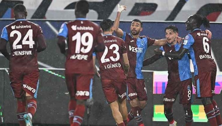 Karadeniz’de gol yağmuru! Trabzonspor’dan harika geri dönüş! Trabzonspor 5-1 Fatih Karagümrük